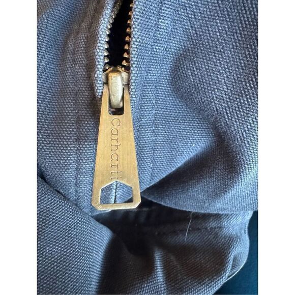 Carhartt J131 Duck Thermal Lined Hooded Zip Jacket Men 4XL Black - Picture 9 of 16